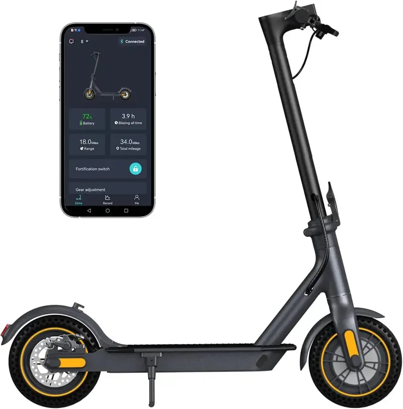 Elektroroller – 500-W-Motor, 10-Zoll-Blockreifen, Reichweite bis zu 29 km und Höchstgeschwindigkeit bis zu 30 km/h, tragbarer, klappbarer Pendler-Roller für Erwachsene