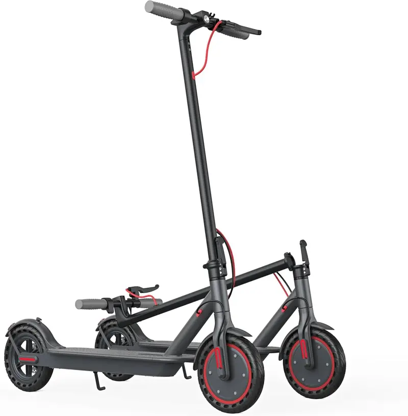 Elektroroller – 8,5" Vollgummireifen, 350-W-Motor, bis zu 19 Meilen pro Stunde (ca. 30 km/h) und Reichweite von 21–23 Meilen; langlebiger, tragbarer, klappbarer Pendler-Roller für Erwachsene mit Doppelbremssystem und App-Steuerung