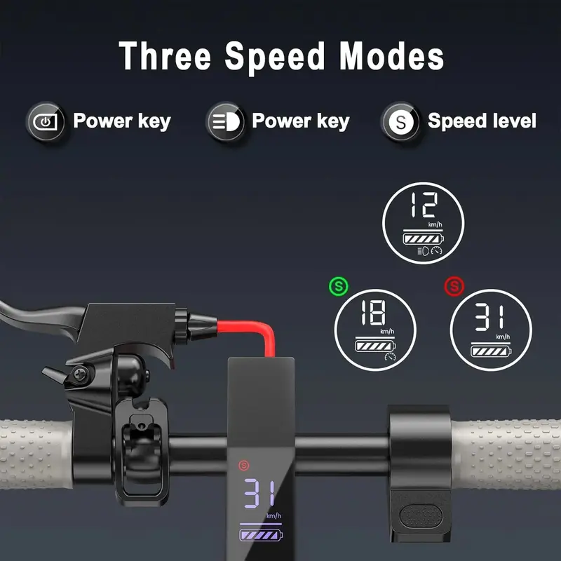 Elektroroller – 8,5" Vollgummireifen, 350-W-Motor, bis zu 19 Meilen pro Stunde (ca. 30 km/h) und Reichweite von 21–23 Meilen; langlebiger, tragbarer, klappbarer Pendler-Roller für Erwachsene mit Doppelbremssystem und App-Steuerung