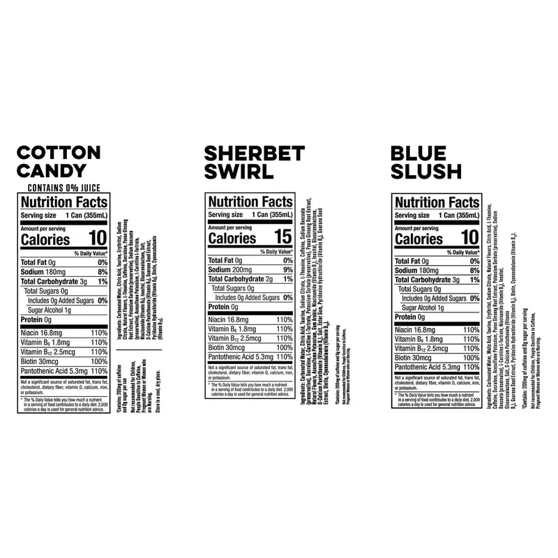 Energy-Slush-Variation, 12 fl oz, 18er-Pack 2