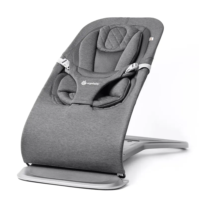 Ergobaby 3-in-1 Evolve Babyschaukel, ergonomische Babywippe für Neugeborene ab Geburt bis zum Kleinkindalter, mit Neugeboreneneinsatz (2,5 kg – 13,2 kg), Creme