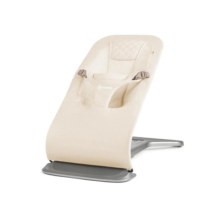 Ergobaby 3-in-1 Evolve Babyschaukel, ergonomische Babywippe für Neugeborene ab Geburt bis zum Kleinkindalter, mit Neugeboreneneinsatz (2,5 kg – 13,2 kg), Creme