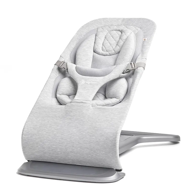 Ergobaby 3-in-1 Evolve Babyschaukel, ergonomische Babywippe für Neugeborene ab Geburt bis zum Kleinkindalter, mit Neugeboreneneinsatz (2,5 kg – 13,2 kg), Creme