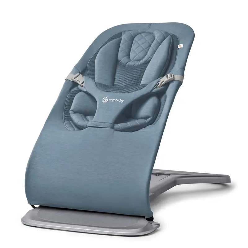 Ergobaby 3-in-1 Evolve Babyschaukel, ergonomische Babywippe für Neugeborene ab Geburt bis zum Kleinkindalter, mit Neugeboreneneinsatz (2,5 kg – 13,2 kg), Creme