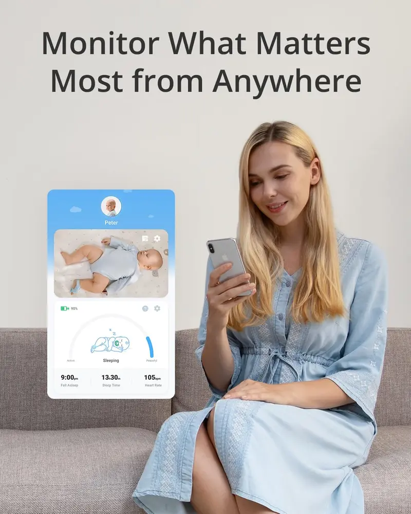 eufy Baby Smart Sock S320 Babymonitor mit 2K-Kamera