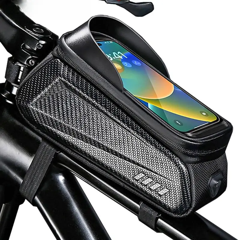 Fahrrad-Handyhalter mit Touchscreen-Abdeckung und Aufbewahrungstasche