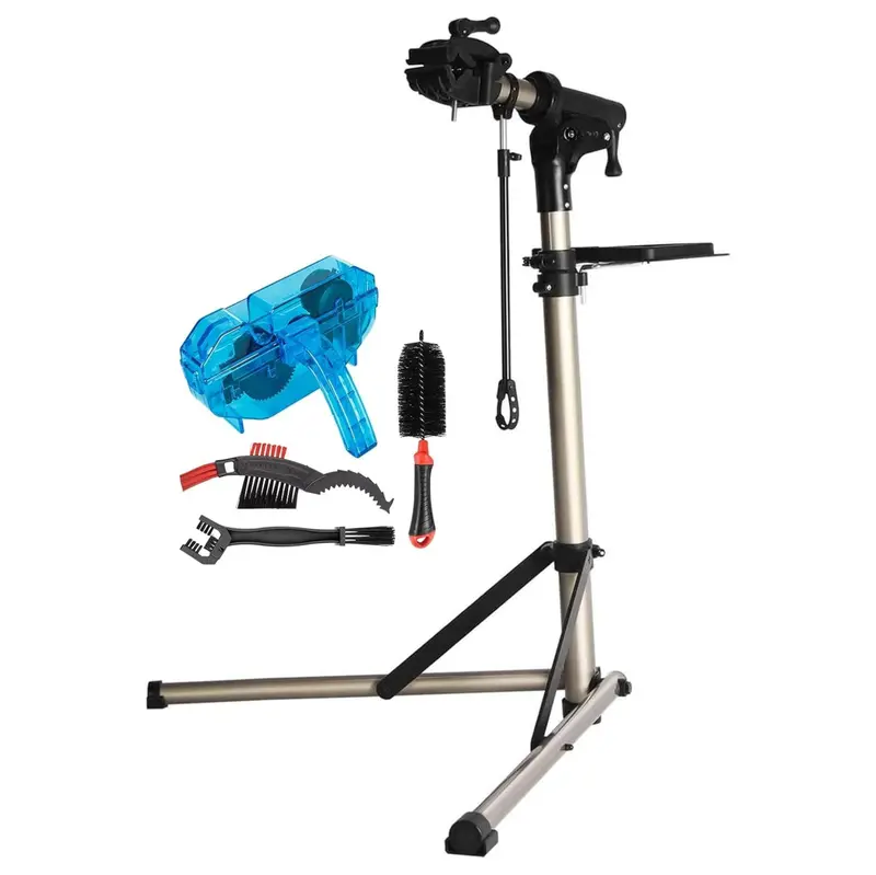 Fahrrad-Reparaturständer mit verstellbarem Klemmhebel und Klappfunktion