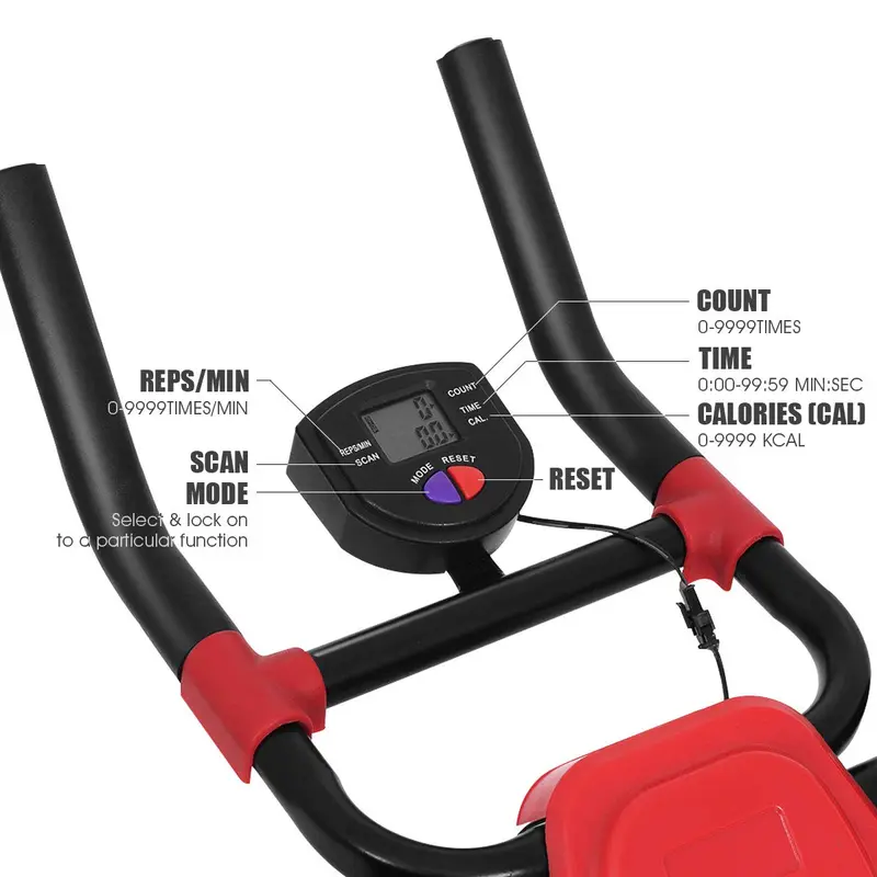 Faltbarer Bauchmuskeltrainer Ab Trainer für vertikales Training