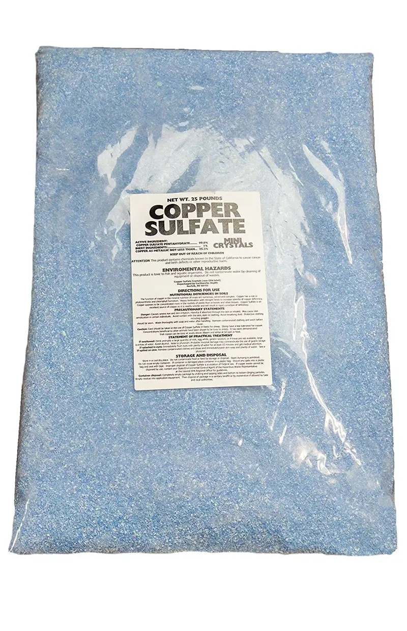 Feinkristallines Kupfersulfat – 25-lb-Beutel 2