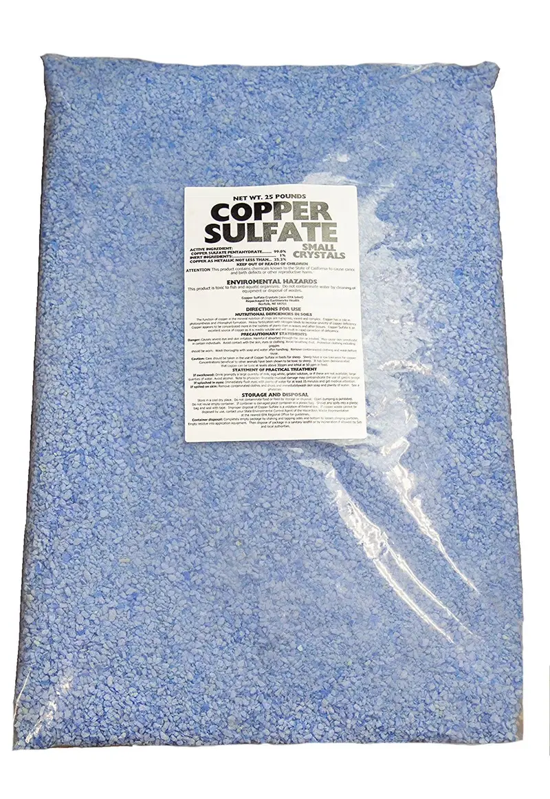 Feinkristallines Kupfersulfat – 25-lb-Beutel