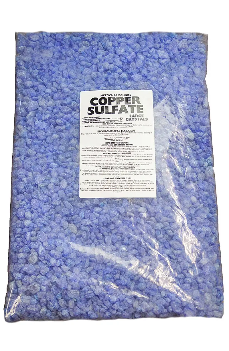 Feinkristallines Kupfersulfat – 25-lb-Beutel