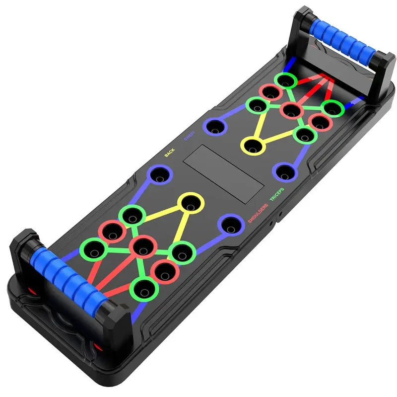 Feste Push-up-Platte mit farbcodierter Markierung – Mehrwinkel-Trainingsystem für zu Hause 2