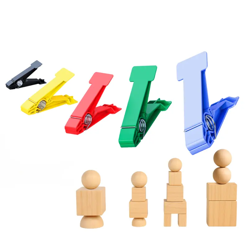 Fingertrainer-Set mit 5 Widerstandsklammern zur Griffstärke- und Geschicklichkeitsförderung 2