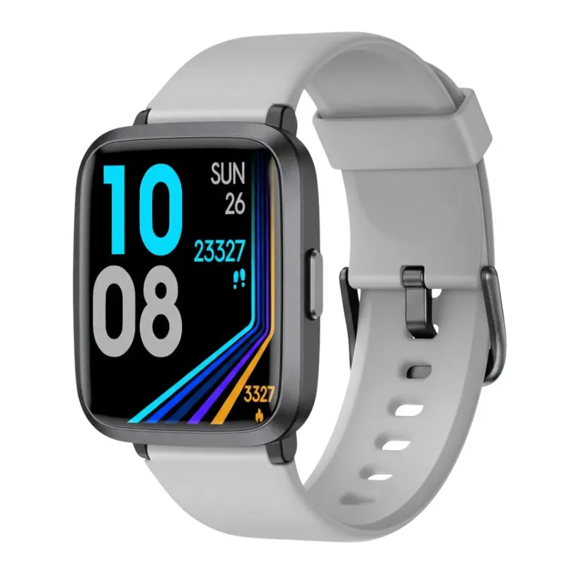Fitness-Tracker-Uhr mit 1,3-Zoll-Display, Pulsmessung und Smartphone-Benachrichtigungen