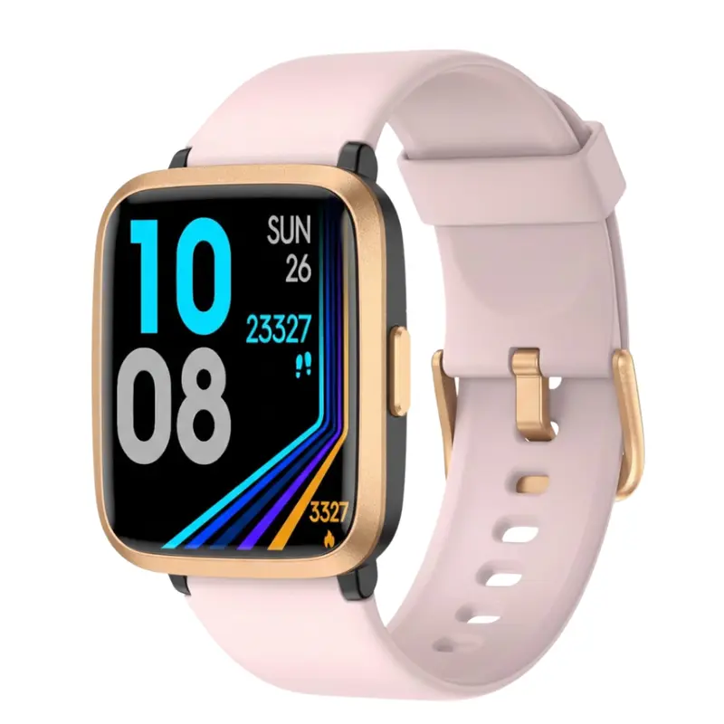 Fitness-Tracker-Uhr mit 1,3-Zoll-Display, Pulsmessung und Smartphone-Benachrichtigungen