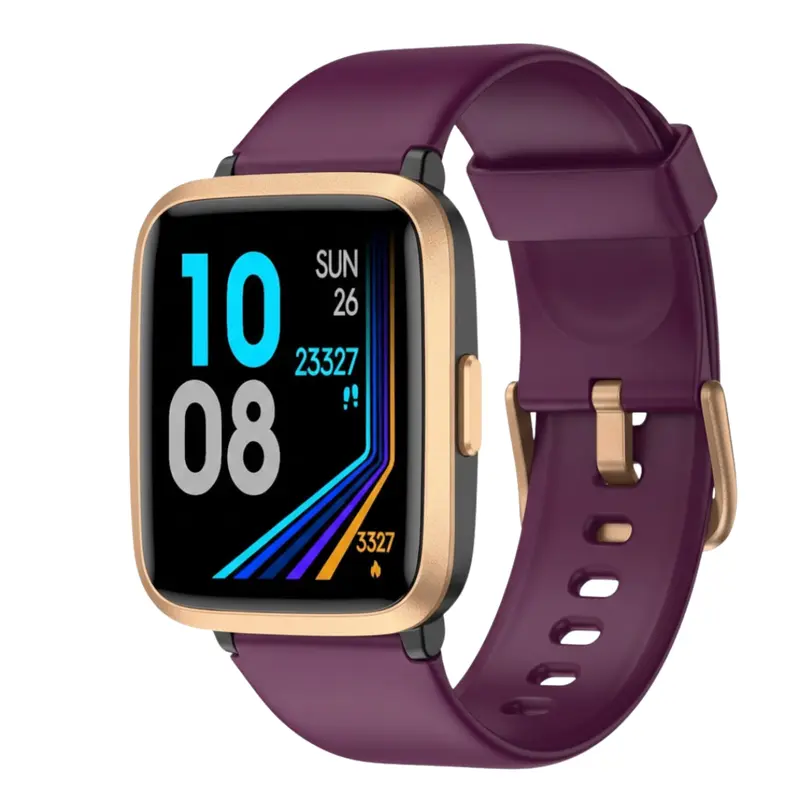 Fitness-Tracker-Uhr mit 1,3-Zoll-Display, Pulsmessung und Smartphone-Benachrichtigungen