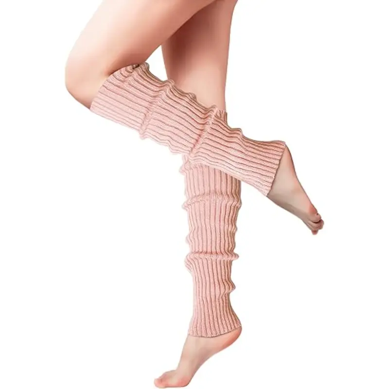 Gestrickte Beinstulpen für Frauen – 80er-Jahre-Party, Tanz, Yoga & Fashion-Zubehör