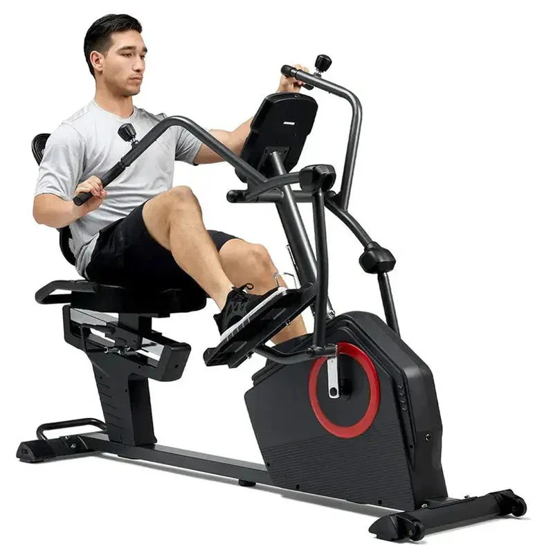Gesundheits- und Fitness-Smart-Rückengymnastik-Ellipsentrainer mit Bluetooth, 16 Widerstandsstufen und App SF-RBE4886SMART