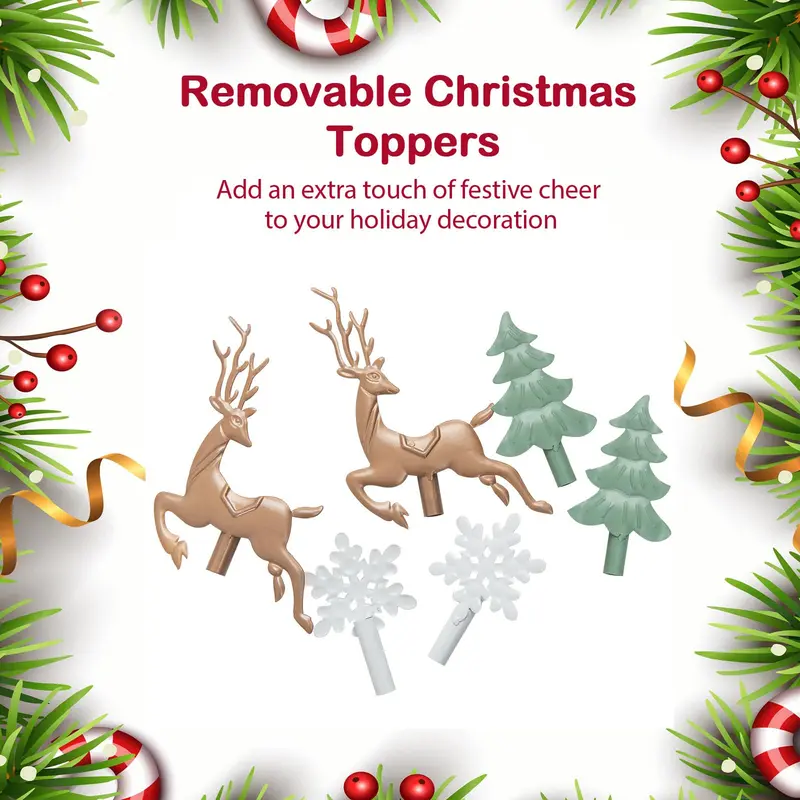 Goplus 10-Haken-Weihnachtsstrumpfhalter-Ständer auf Rollen