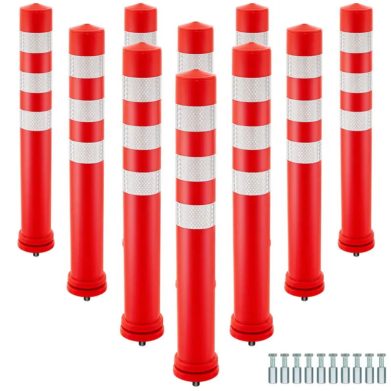 Goplus 10er-Pack Verkehrsabgrenzungspfosten