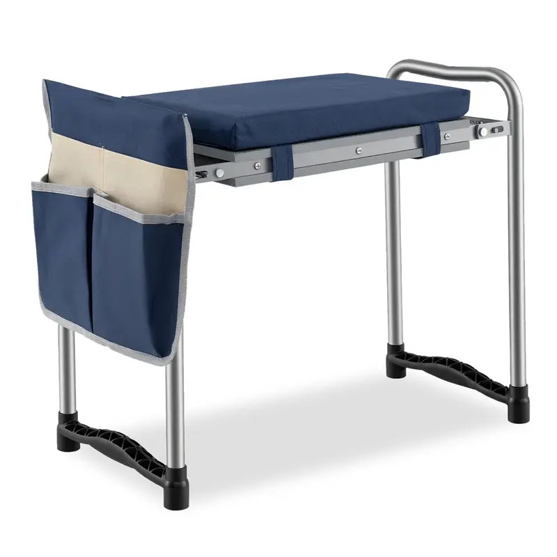 Goplus 11" breiter 2-in-1 klappbarer Gartenkniehocker und Sitz für Senioren