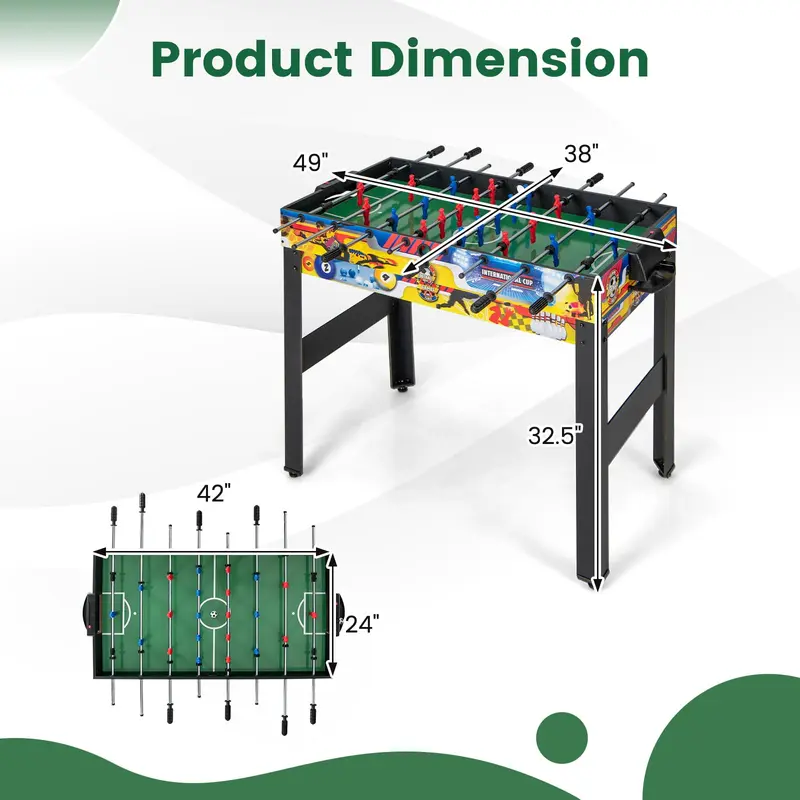 Goplus 12-in-1-Multi-Spiel-Tisch – Kombi-Spieltisch mit Tischfußball, Billard, Tischtennis, Air-Hockey, Bowling, Shuffleboard, Dame, Schach und Backgammon