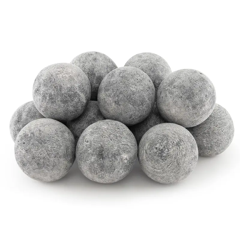 Goplus 15-Teiliges Keramikfaser-Feuerkugel-Set