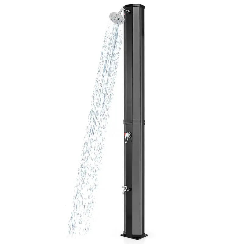 GoPlus 15,9-Gallonen-(60-Liter)-Solar-Dusche für den Außenbereich