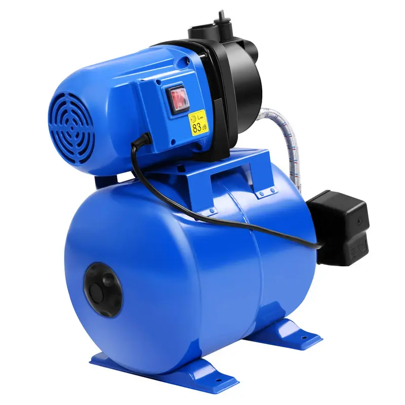 GoPlus 1,6-PS-Flachbrunnenpumpe mit Tank für Gartenbewässerung – Druckgesteuerte Haushalts-Pumpe mit 1.000 Gallonen pro Stunde 2