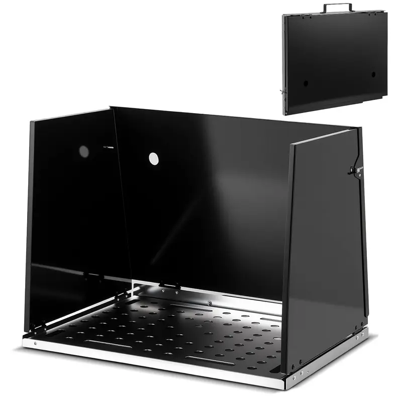 Goplus 17" x 20" tragbarer galvanisierter Metall-Arbeitstisch mit 3 Schutzplatten