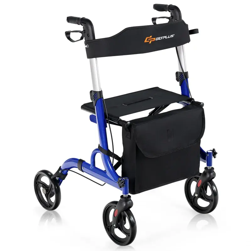 Goplus 2-in-1-Rollator für Senioren mit Sitz