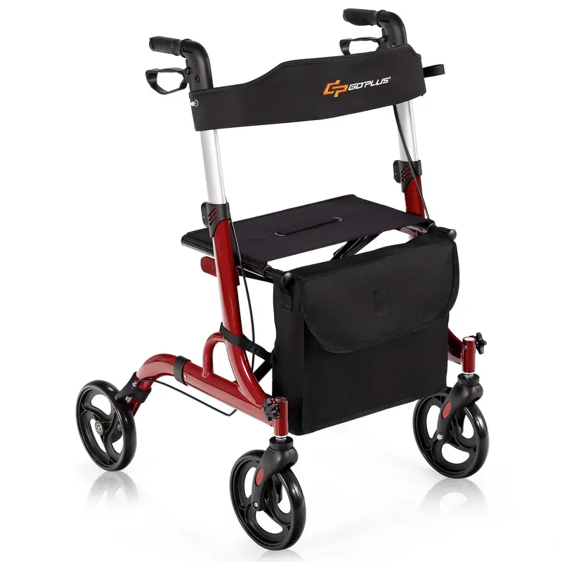 Goplus 2-in-1-Rollator für Senioren mit Sitz