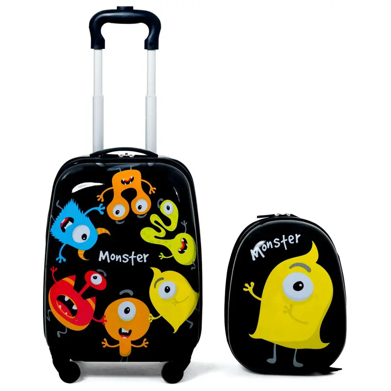 Goplus 2-teiliges Kindergepäck-Set, 12" & 16" Handgepäck für Kinder