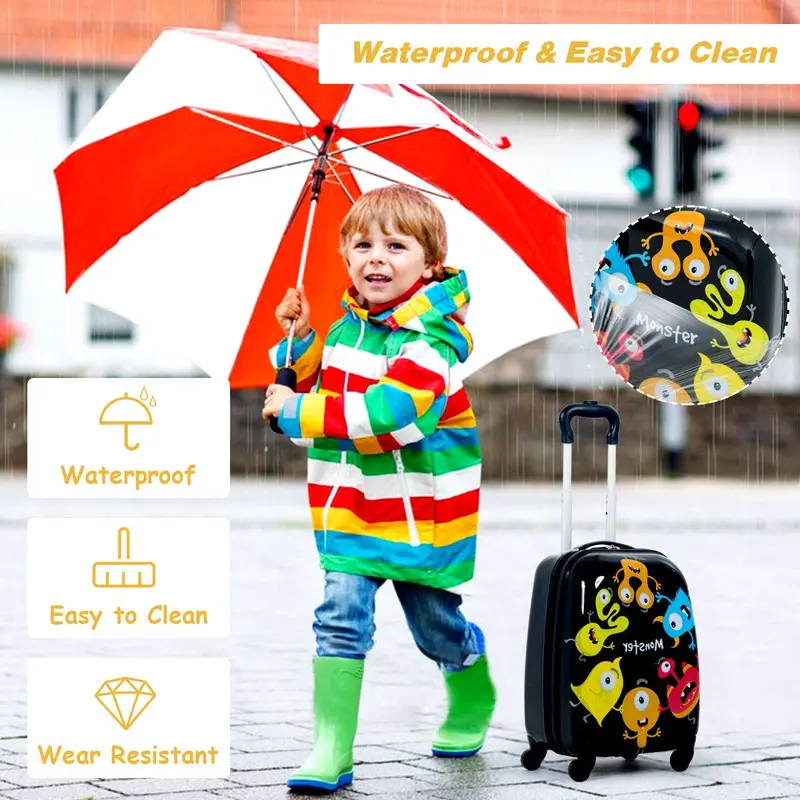 Goplus 2-teiliges Kindergepäck-Set, 12" & 16" Handgepäck für Kinder 2
