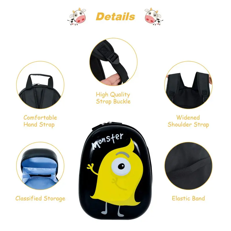 Goplus 2-teiliges Kindergepäck-Set, 12" & 16" Handgepäck für Kinder