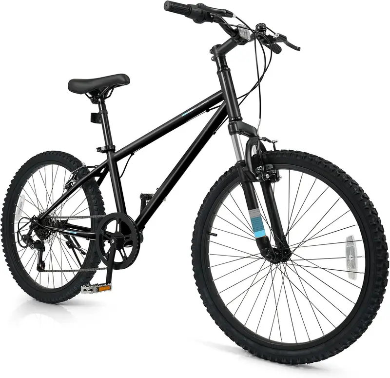 Goplus 20-/24-Zoll-Mountainbike für Kinder mit 6-Gang-Antrieb und Federungsgabel 2
