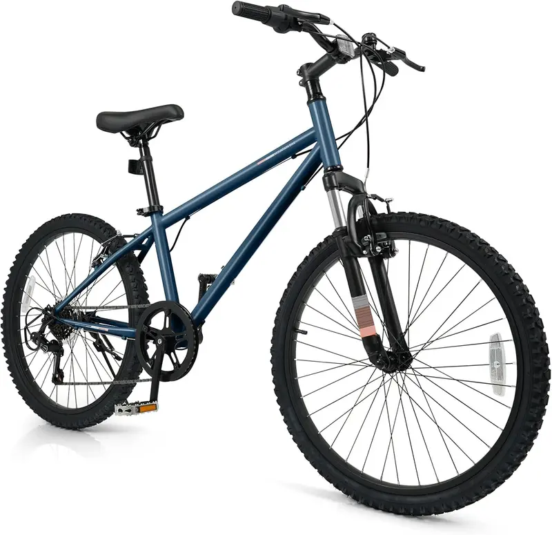 Goplus 20-/24-Zoll-Mountainbike für Kinder mit 6-Gang-Antrieb und Federungsgabel