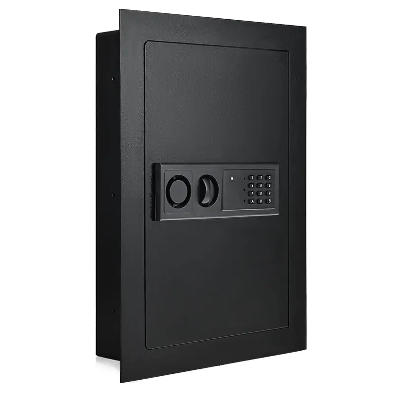 Goplus 22"-Wandsafe mit elektronischem Schloss, hochwertiger Einbausafe für den Einbau zwischen den Holzständern, versteckter Wandsafe