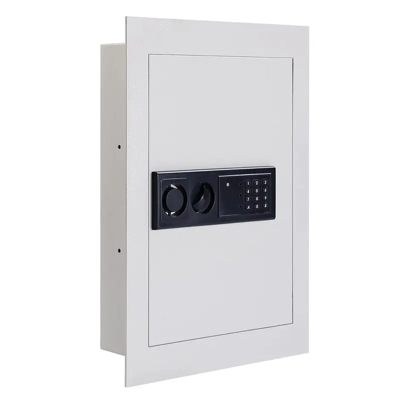 Goplus 22"-Wandsafe mit elektronischem Schloss, hochwertiger Einbausafe für den Einbau zwischen den Holzständern, versteckter Wandsafe
