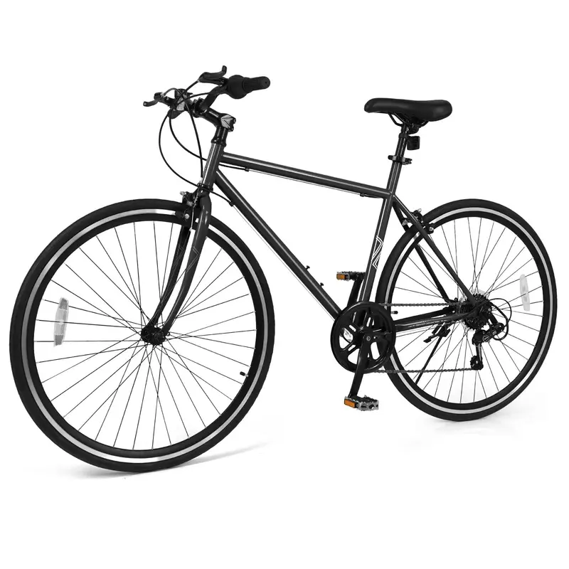 Goplus 26"-Mountainbike mit 6-Gang-Antrieb, vorderer und hinterer Doppelbremse