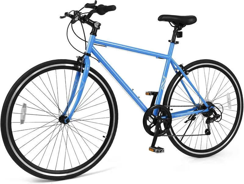 Goplus 26"-Mountainbike mit 6-Gang-Antrieb, vorderer und hinterer Doppelbremse