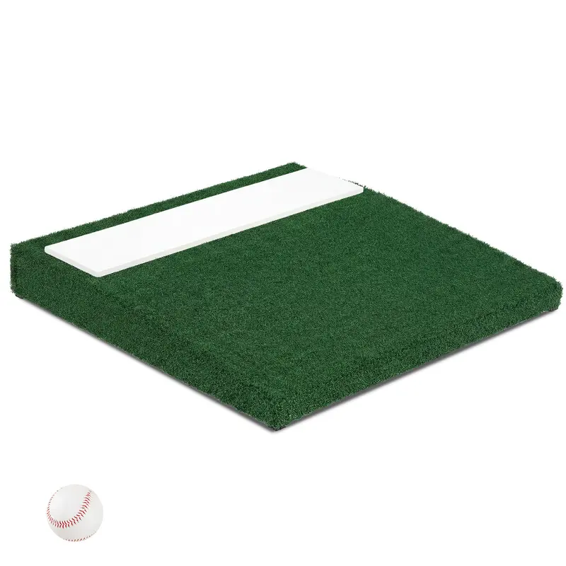 GoPlus 27" x 27" x 4" tragbare Pitcher-Mound mit Baseball