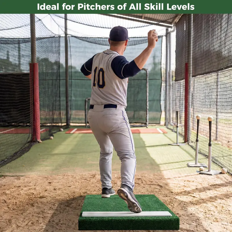 GoPlus 27" x 27" x 4" tragbare Pitcher-Mound mit Baseball