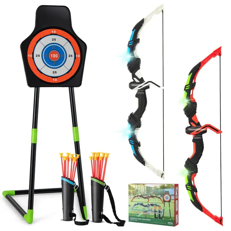 Goplus 2er-Set Bogen und Pfeile für Kinder