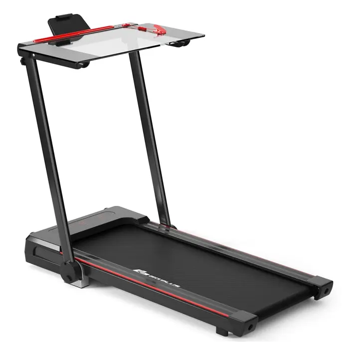 Goplus 3-in-1-Laufband unter dem Schreibtisch mit abnehmbarem Arbeitsplatz