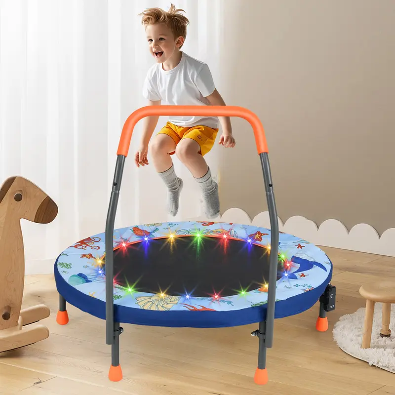 Goplus 36"-Klapptrampolin für Kleinkinder 2
