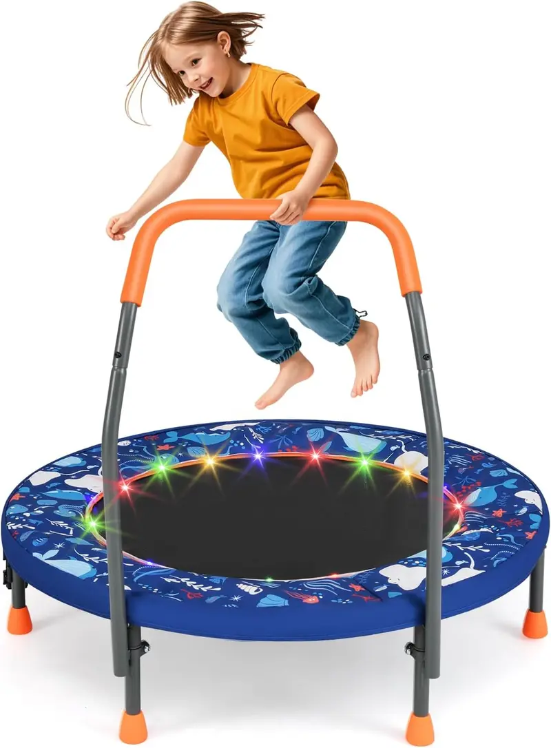 Goplus 36"-Klapptrampolin für Kleinkinder