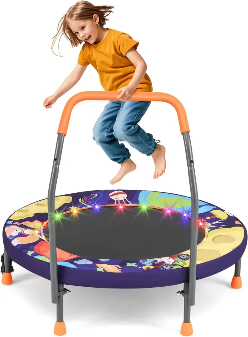 Goplus 36"-Klapptrampolin für Kleinkinder