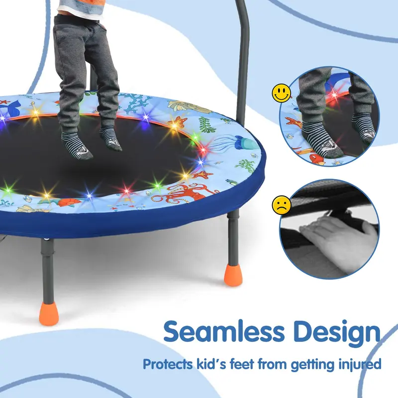 Goplus 36"-Klapptrampolin für Kleinkinder