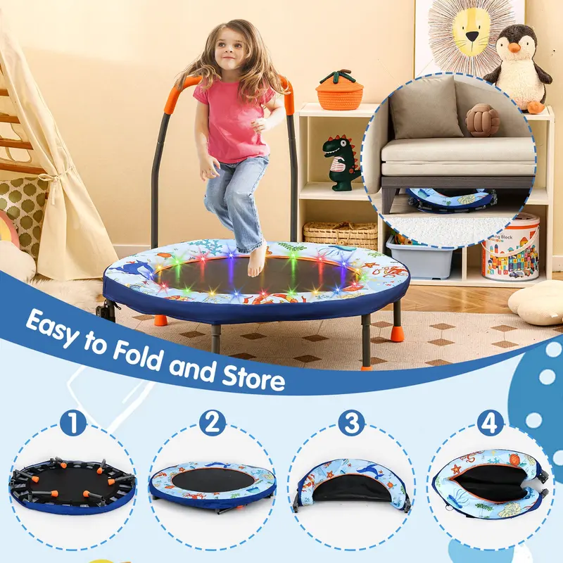 Goplus 36"-Klapptrampolin für Kleinkinder